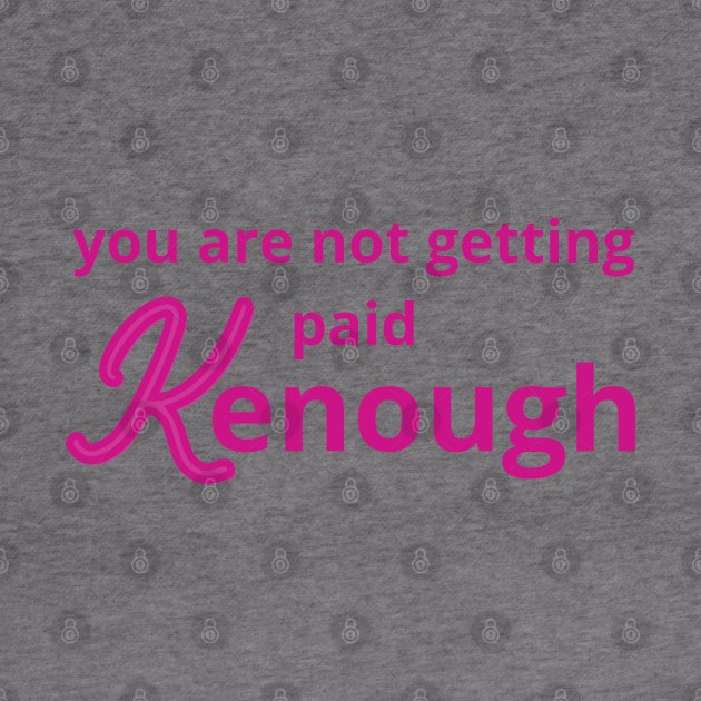 you are not getting paid kenough by mdr design